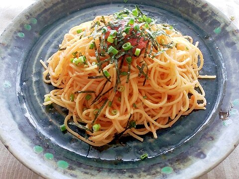 簡単に混ぜるだけ！本格的な明太子パスタ